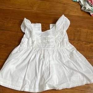 Oshkosh 6 month baby girl white dress